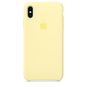 APLLE CAPA IPHONE XS MAX SILICONE CASE - MELLOW YELLOW