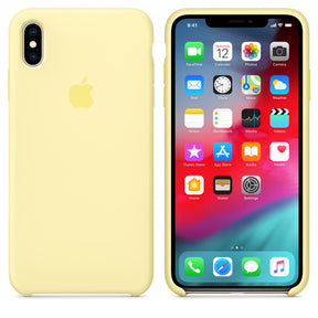 FUNDA DE SILICONA APLLE CAPA IPHONE XS MAX - AMARILLO MELLOW