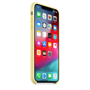 FUNDA DE SILICONA APLLE CAPA IPHONE XS MAX - AMARILLO MELLOW