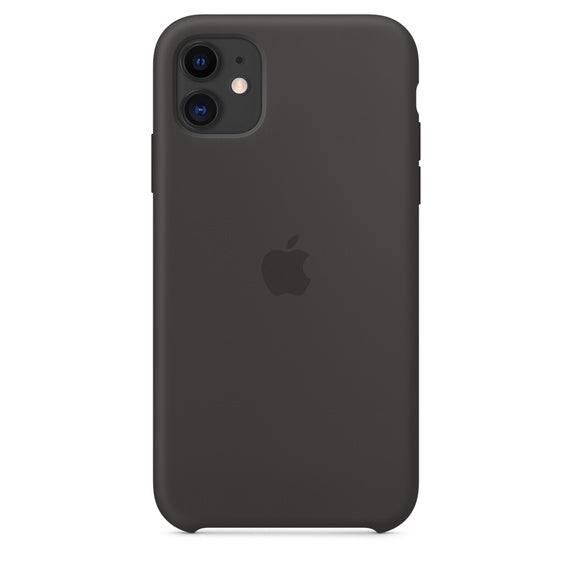 APPLE CAPA IPHONE 11 SILICONE CASE - BLACK 6.1