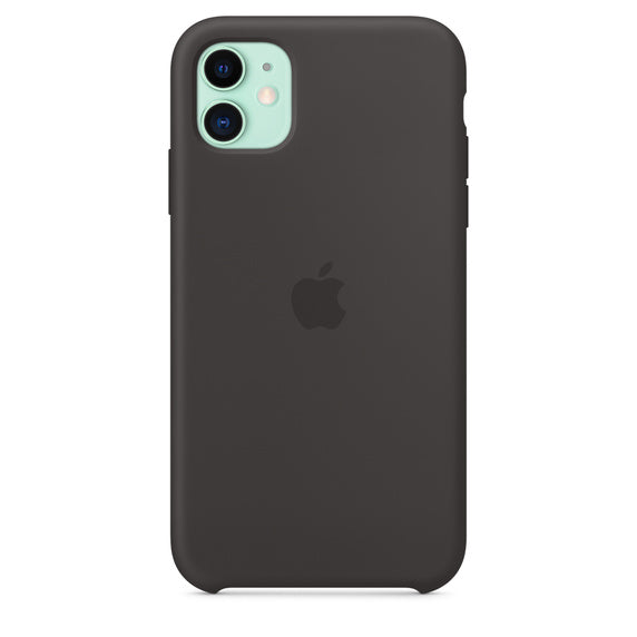 APPLE CAPA IPHONE 11 SILICONE CASE - BLACK 6.1