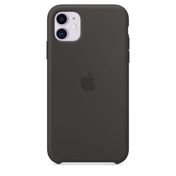 APPLE CAPA IPHONE 11 SILICONE CASE - BLACK 6.1