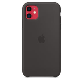 APPLE CAPA IPHONE 11 SILICONE CASE - BLACK 6.1