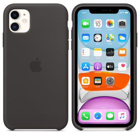 APPLE CAPA IPHONE 11 SILICONE CASE - BLACK 6.1