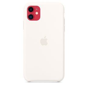 APPLE COVER IPHONE 11 6.1 SILICONE CASE - SOFT WHITE