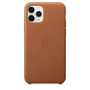 APPLE CAPA IPHONE 11 PRO 5.8 LEATHER CASE - SADDLE BROWN