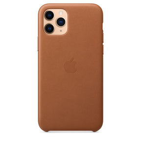 APPLE CAPA IPHONE 11 PRO 5.8 LEATHER CASE - SADDLE BROWN