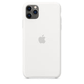 APPLE CAPA IPHONE 11 PRO 6.5 MAX SILICONE CASE - WHITE