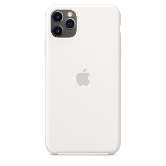 FUNDA APPLE CAPA IPHONE 11 PRO 6.5 MAX SILICONA - BLANCO