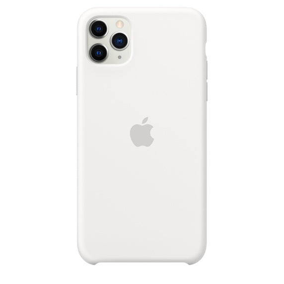 FUNDA APPLE CAPA IPHONE 11 PRO 6.5 MAX SILICONA - BLANCO