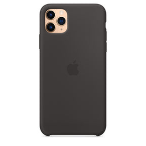 APPLE CAPA IPHONE 11 PRO 6.5 MAX SILICONE CASE - BLACK