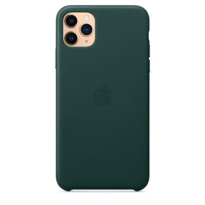 APPLE CAPA IPHONE 11 PRO 6.5 MAX LEATHER CASE - FOREST GREEN