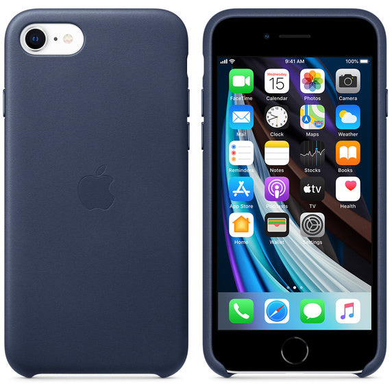 APPLE IPHONE SE LEATHER CASE MIDNIGHT BLUE