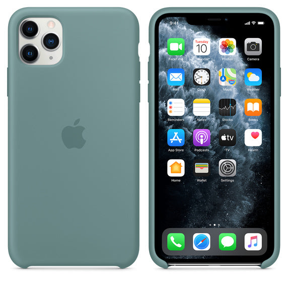 APPLE CASE IPHONE 11 PRO 6.5 MAX SILICONE CASE - CACTUS