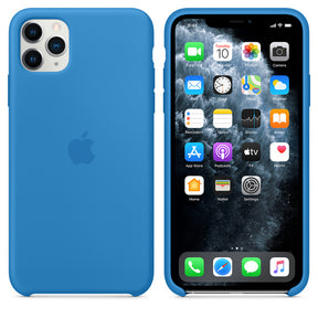 APPLE CAPA IPHONE 11 PRO 6.5 MAX SILICONE CASE - SURF BLUE