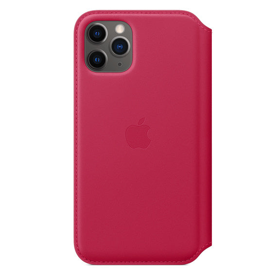 APPLE CAPA IPHONE 11 PRO 5.8 LEATHER FOLIO - RASPBERRY