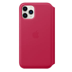 APPLE CASE IPHONE 11 PRO 5.8 LEATHER FOLIO - RASPBERRY