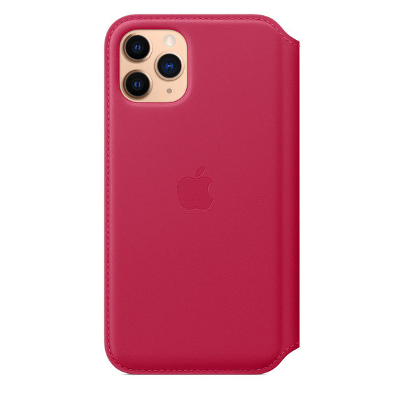 FUNDA APPLE IPHONE 11 PRO 5.8 CUERO FOLIO - FRAMBUESA