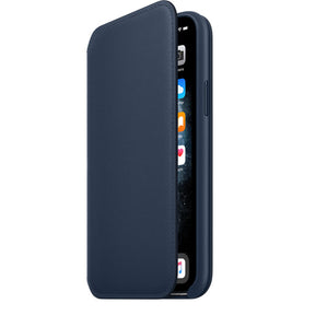 APPLE COVER IPHONE 11 PRO 5.8 LEATHER FOLIO - DEEP SEA BLUE