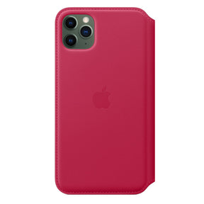 APPLE CASE IPHONE 11 PRO 6.5 MAX LEATHER FOLIO - RASPBERRY