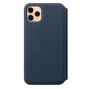 APPLE COVER IPHONE 11 PRO 6.5 MAX LEATHER FOLIO - DEEP SEA BLUE