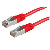 CABLE RED CAT 6 UTP 0.5M ROJO BULK