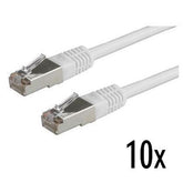 CABLE RED CAT 5E UTP 0.5M COB 10 PZ