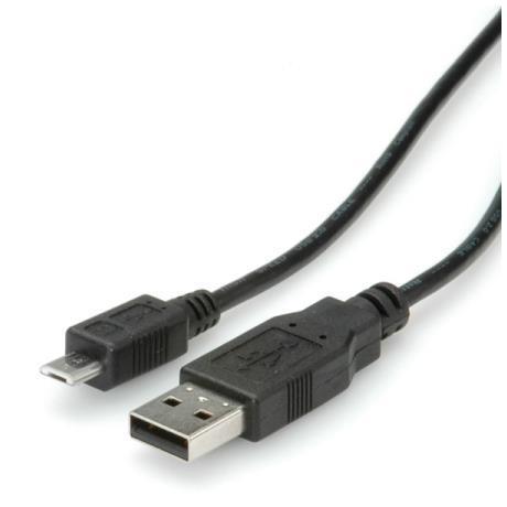 CABLE USB 2.0 A/MICRO B M/M 1.8M