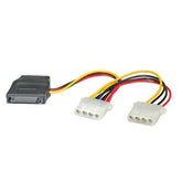 CABLE SATA/MOLEX2 0.2M