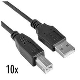 CABLE USB 2.0 A/BM/M 1.8M 10 PZ