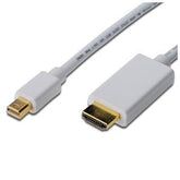 CABLE MINI DP/HDMI M/M 2M WHITE
