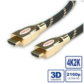 CABLE HDMI ULTRA HD GOLD ETH M/M 1M