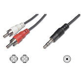 CABLE AUDIO JACK 3.5/RCA 2 1.5M