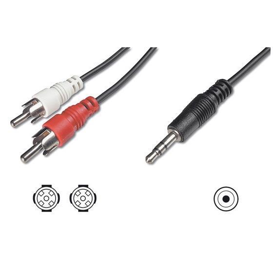 CABLE AUDIO JACK 3.5/RCA 2 1.5M
