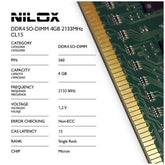 RAM DDR4 SO-DIMM 4GB 2133MHZ CL15