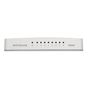 NETGEAR GS208 - Switch - no management - 8 x 10/100/1000 - desktop