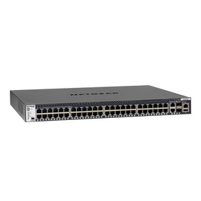 NETGEAR M4300-52G - Switch - L3 - Managed - 2 x 10/100/1000/10000 + 2 x 10 Gigabit SFP+ + 48 x 10/100/1000 - front to back airflow - rail mountable
