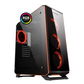 Box NOX Hummer TGF RGB Glass Black ATX