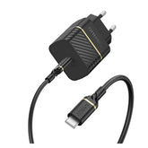 OB WCHARG 20W USBC+USBC-C CBL NEGRO