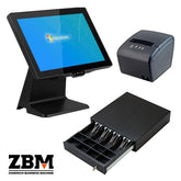 ZONERICH POS Pack ZQ-T9656 15.6" E3950 4GB 120GB &amp; Imp. 80mm IM414 &amp; Drawer ZQ-C410F