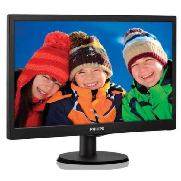 PHILIPS MONITOR LED 19 (18.5) 1366x768 VGA 5MS PRETO