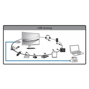 PHILIPS MONITOR IPS 24 (23.8) FHD VGA DVI HDMI DP USB COLUNAS HAS PIVOT