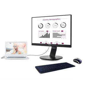 PHILIPS MONITOR IPS 24" (23.8) FHD VGA HDMI DP USB-C DOCKING COLUNAS HAS PIVOT