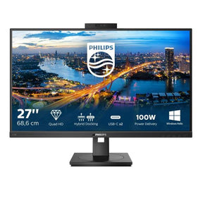 PHILIPS MONITOR IPS 27 QHD HDMI DP USB-C WEBCAM SPEAKERS HAS PIVOT 276B1JH