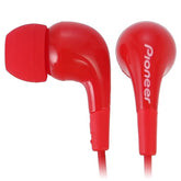 PIONEER IN-EAR HEADPHONE DINAMICOS FECHADOS VERMELHO SE-CL502-R