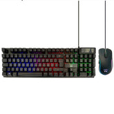 EWENT TECLADO & RATO GAMING ILUMINADO USB