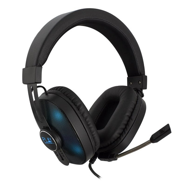 AURICULARES EWENT GAMING PC/ XBOX ONE/ PS4 LED RGB NEGRO- AZUL