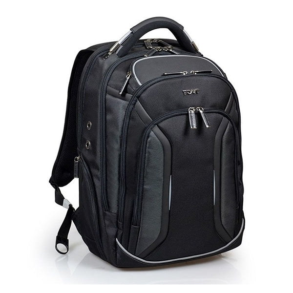 PORT BACKPACK MELBOURNE BP BLACK 15.6