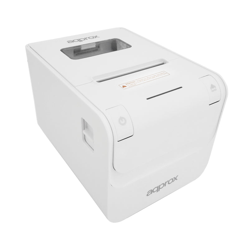 Impresora Térmica APPROX 203dpi 80mm, Blanca - USB / LAN / Serial / RJ11