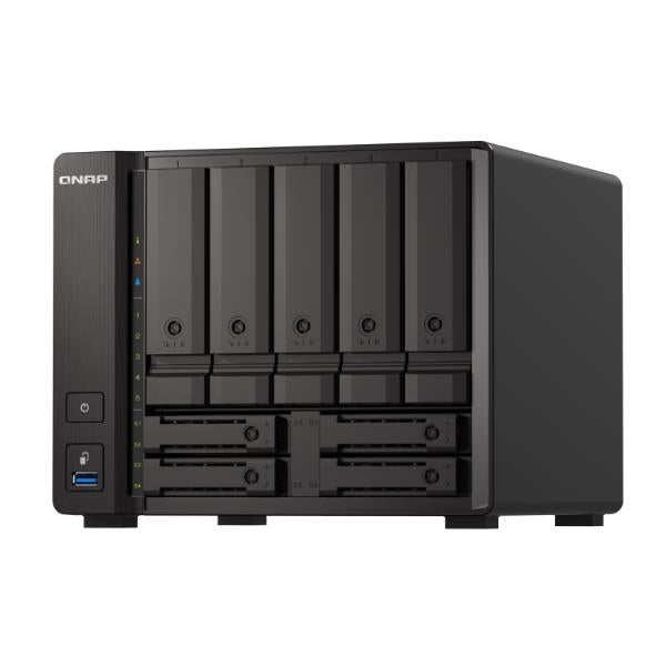 QNAP SERVIDOR NAS TOWER 9 BAY RYZEN V1500B QUAD-CORE 8GBDDR4